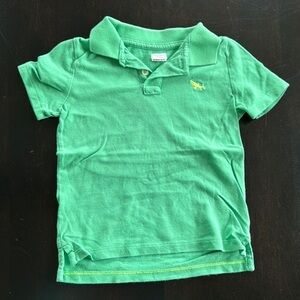 Crewcuts Green Polo Shirt with Classic Collar